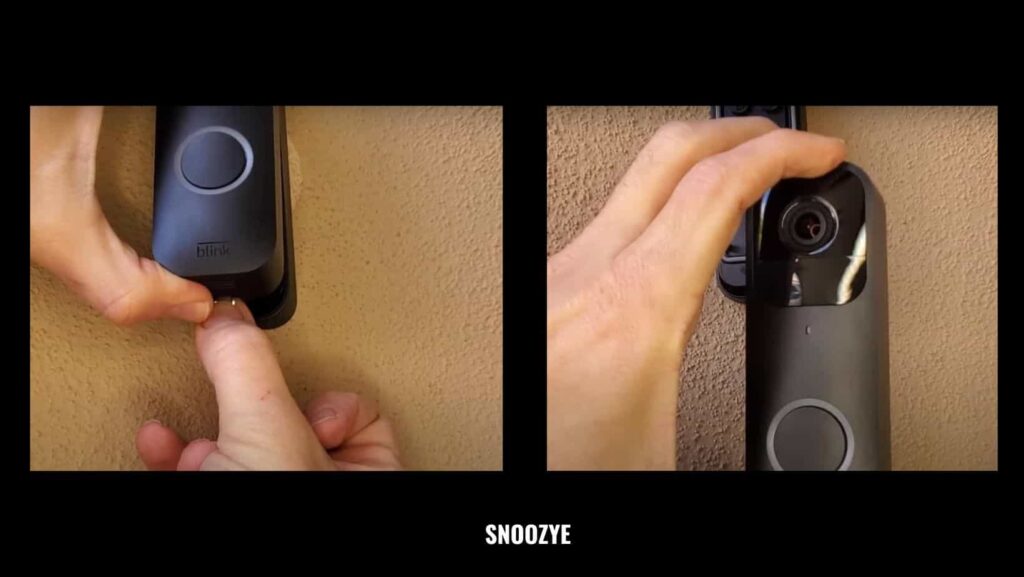 replacing video doorbell batteries step 2