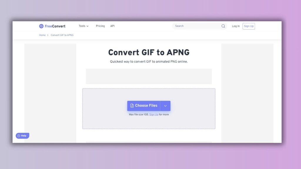 convert from GIF to APNG