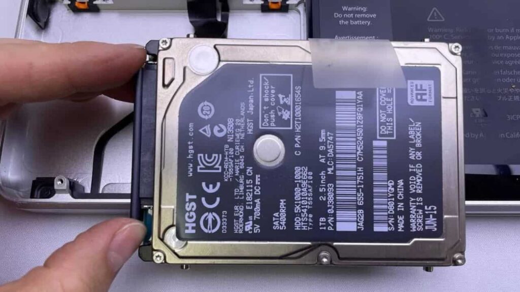 why remove hard drive from macbook pro